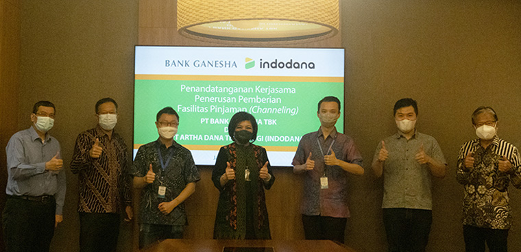 Kerjasama Antara Bank Ganesha Dengan Indodana