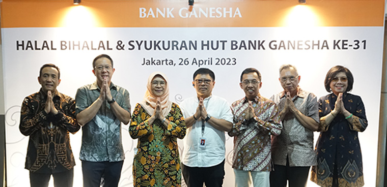 Halal Bihalal dan Syukuran HUT Bank Ganesha 2023