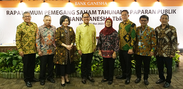 Rapat Umum Pemegang Saham Tahunan dan Paparan Publik Bank Ganesha 2023