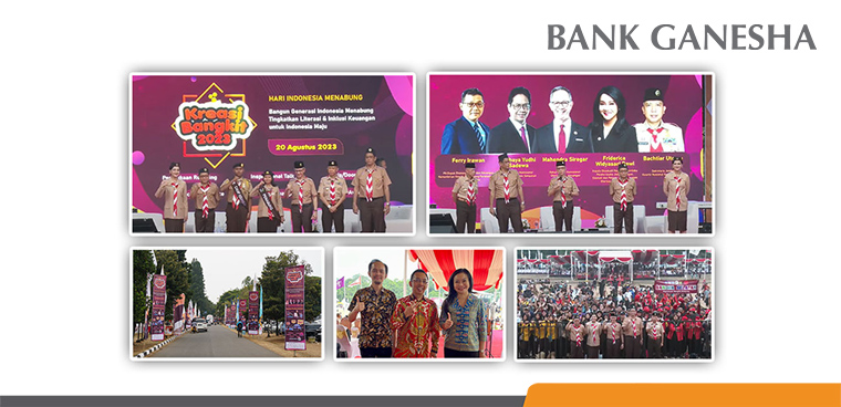 Bank Ganesha Mendukung Acara OJK KREASI BANGKIT dan Puncak Hari Indonesia Menabung 2023