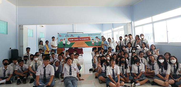 Bank Ganesha Mengadakan Kegiatan ‘Bank Goes To School’ di SMAK Bintang Kejora, Jakarta Barat