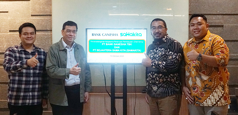 Kerjasama Channeling Bank Ganesha dan Samakita
