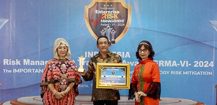 Bank Ganesha Raih Indonesia Enterprises Risk Management Award 