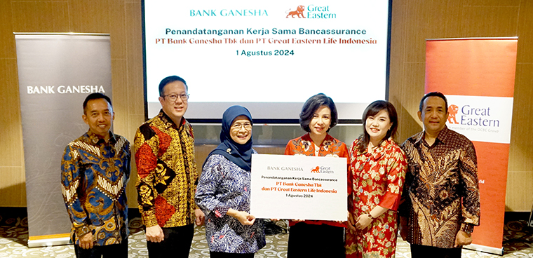 Kerjasama Bancassurance Bank Ganesha dan Great Eastern Life Indonesia 