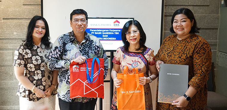 Kerjasama Referral Pembiayaan KPR Bank Ganesha dan ERA