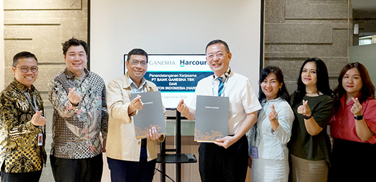 Kerjasama Referral Pembiayaan KPR Bank Ganesha dan Harcourts