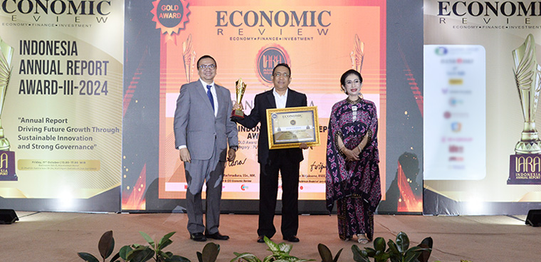 Bank Ganesha Raih Indonesia Annual Report Award 