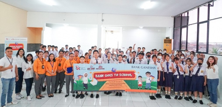 Bank Ganesha Mengadakan Kegiatan ‘Bank Goes To School’ di Sekolah Pelita Anugerah, Jakarta Barat