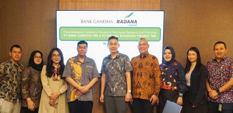 Kerjasama Joint Financing Bank Ganesha dan Radana Finance