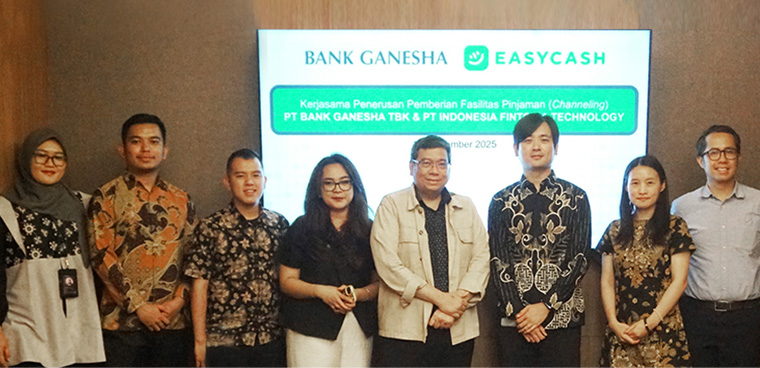 Kerjasama Channeling Bank Ganesha dan Easycash