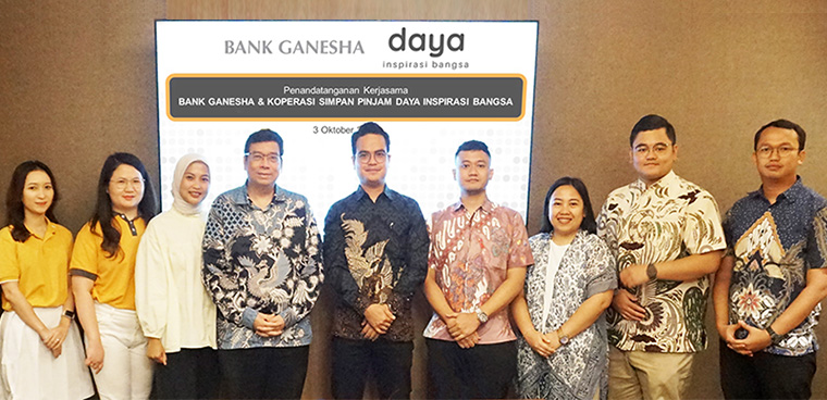 Kerjasama Channeling Bank Ganesha dan KSP Daya Inspirasi Bangsa