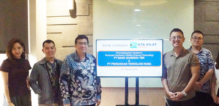 Kerjasama Channeling Bank Ganesha dan KTA Kilat