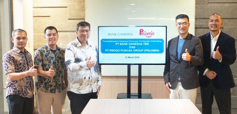 Kerjasama Channeling Bank Ganesha dan Pinjamin