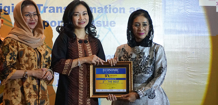Bank Ganesha Raih Indonesia Corporate Secretary & Corporate Communication Award dari Economic Review