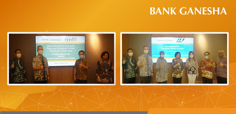Bank Ganesha bekerjasama dengan Danain dan Gadai Mas