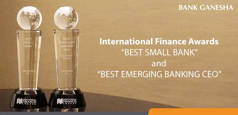 Bank Ganesha Meraih International Finance Awards