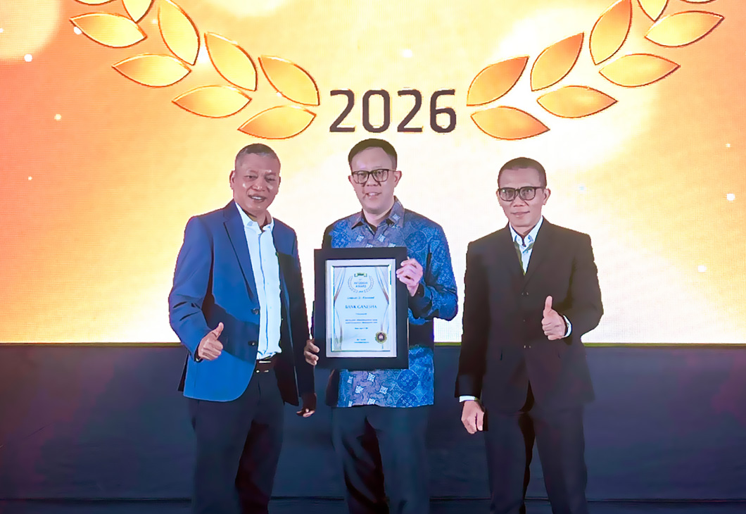 Bank Ganesha raih penghargaan Yearly Excellent Performance Bank 2026
