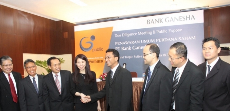 Bank Ganesha selenggarakan public expose dalam rangka IPO