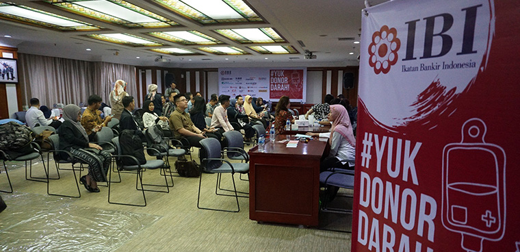 Bank Ganesha Mendukung Acara Donor Darah Ikatan Bankir Indonesia